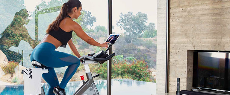 ride your bike in the house